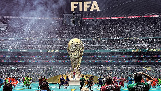 THE BLUE ANGELS AND BELINDA SHONE IN A SPECTACULAR PERFORMANCE DURING THE OPENING CEREMONY OF THE 2026 FIFA WORLD CUP™ IN MEXICO