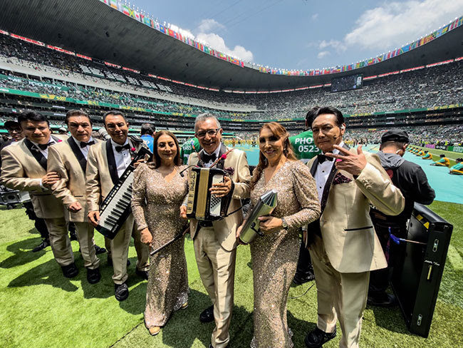 THE BLUE ANGELS AND BELINDA SHONE IN A SPECTACULAR PERFORMANCE DURING THE OPENING CEREMONY OF THE 2026 FIFA WORLD CUP™ IN MEXICO